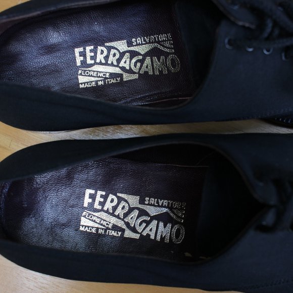 Ferragamo Fabric Derby Dress Shoe main image 2